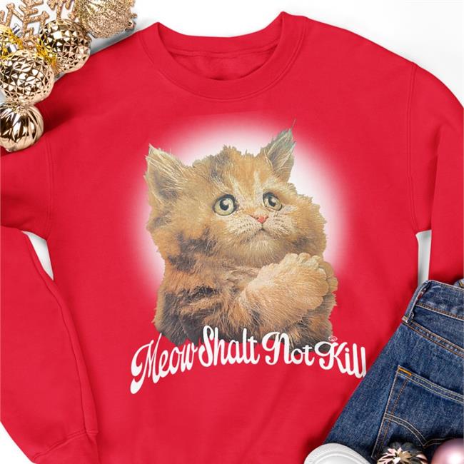 Meow Shalt Not Kill Tee Shirt