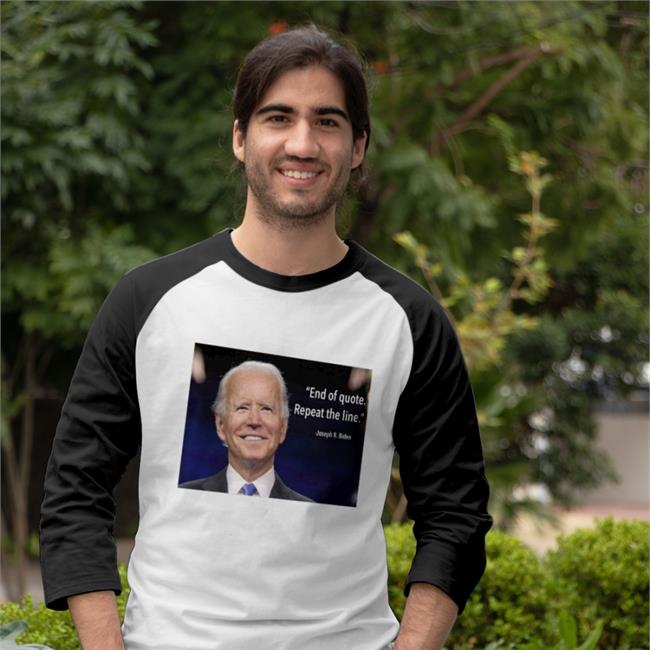 Biden End Of Quote Repeat The Line Hoodie