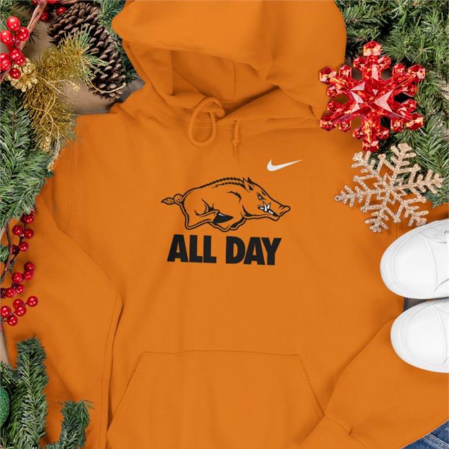 Hogs All Day Shirts FQ Arkansas
