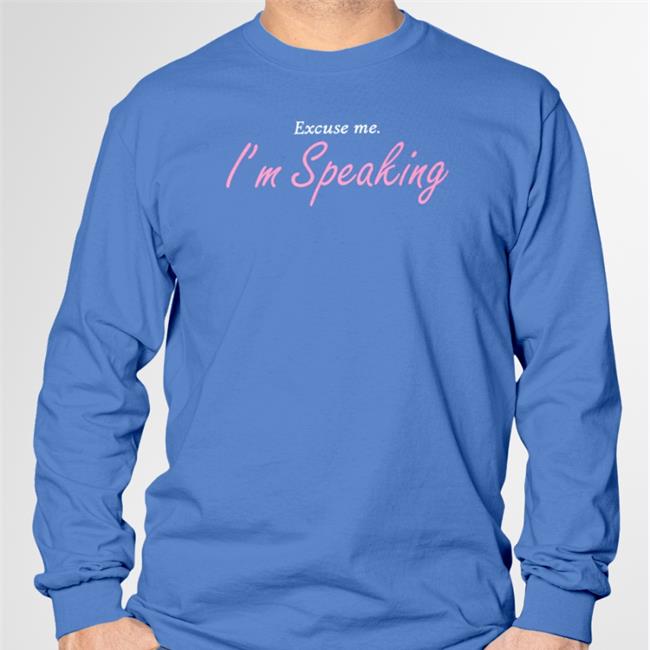 Afrosab Wearing Excuse Me I'm Speaking Shirts