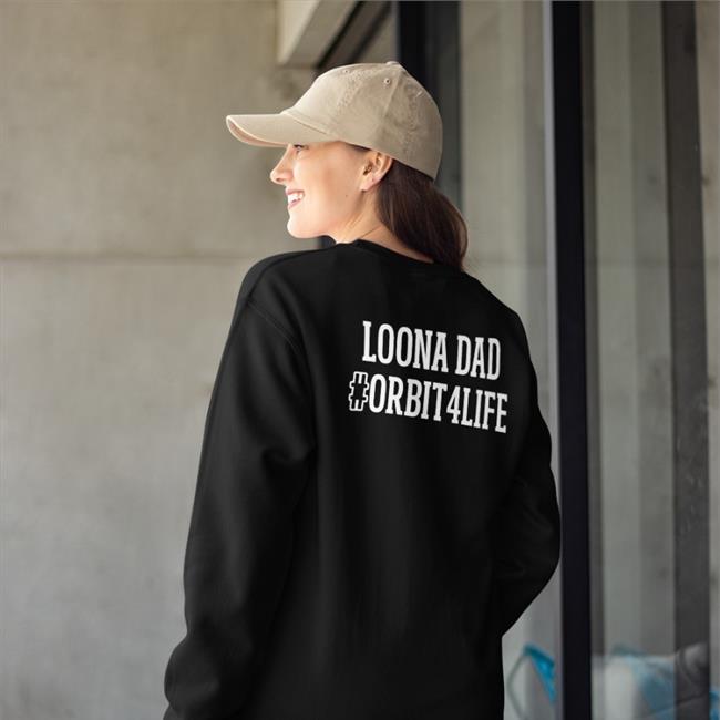 Loonainreading Loona Dad Orbit4life Tee Black Loonainreading Loona Dad Orbit4life Hoodie Black