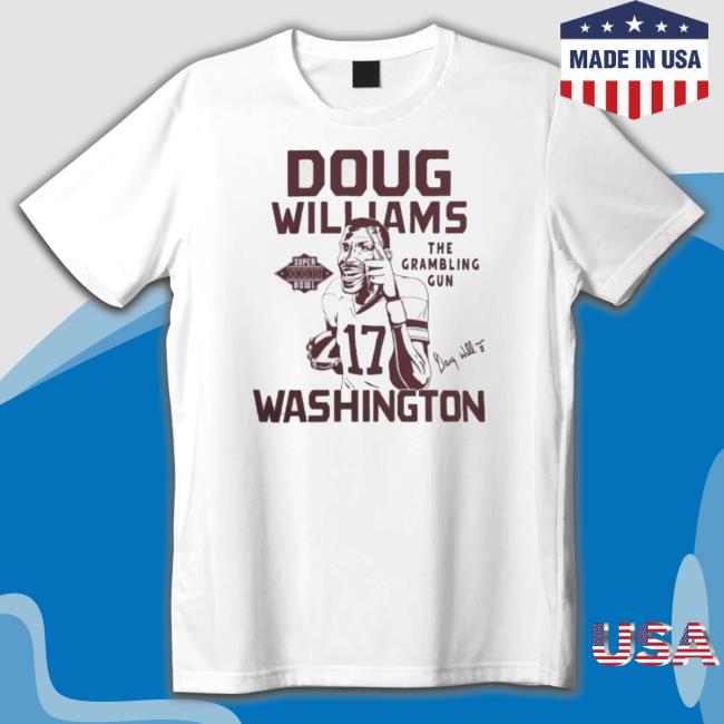 Washington Commanders Doug Williams The Grambling Gun Signature Hoodie