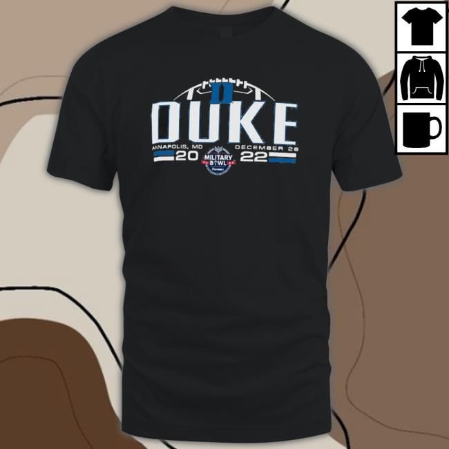 Duke Blue Devils 2022 Military Bowl Bound Hooded Sweatshirt