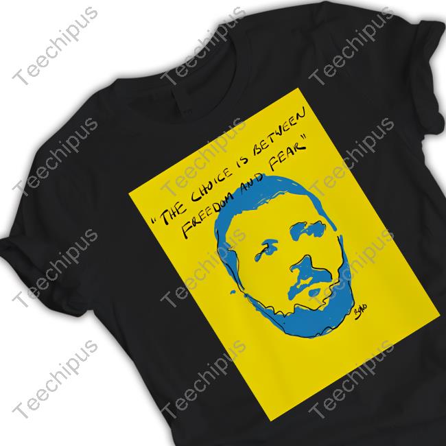 Zelenskyy The Choice Is Between Freedom And Fear Sweatshirt