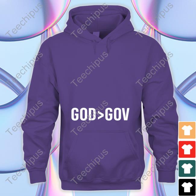 Steve Dace God Bigger Than Gov Hoodie Steve Dace God Bigger Than Gov Tee Shirt