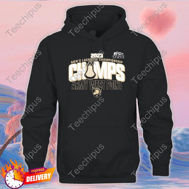 Army West Point 2023 Patriot League Men's Lacrosse Tournament Champions T Shirt