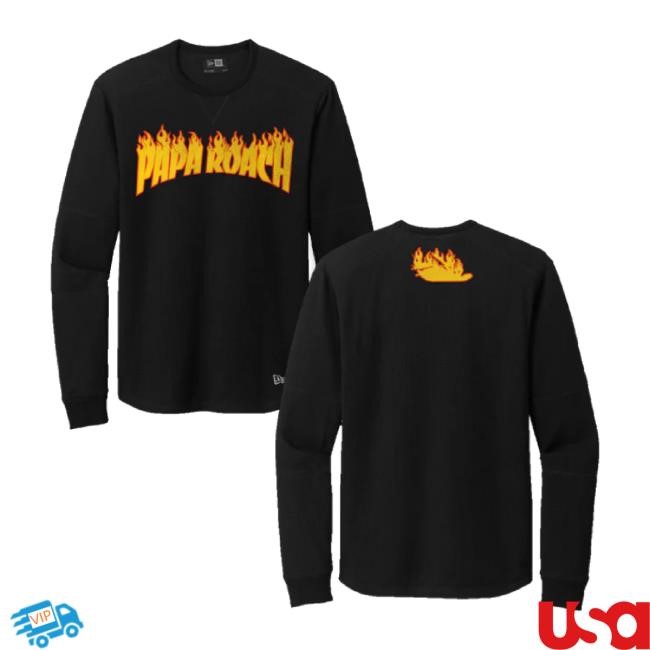Original Papa Roach Firestarter Thermal Shirt Cut Loose Merch Store Shop