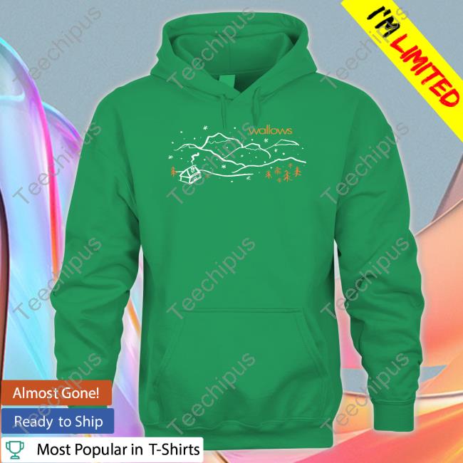 Wallowsmusic Store Wallows Winter Scene Hoodie