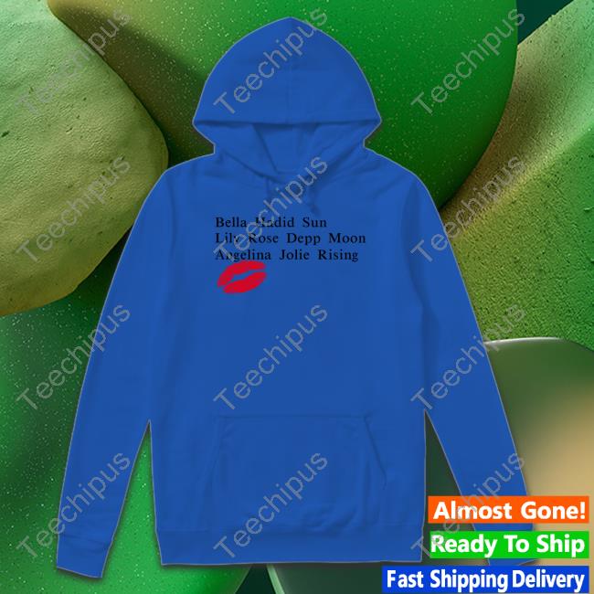 Girimuse Bella Hadid Sun Lily Rose Depp Moon Angelina Jolie Rising Shirt