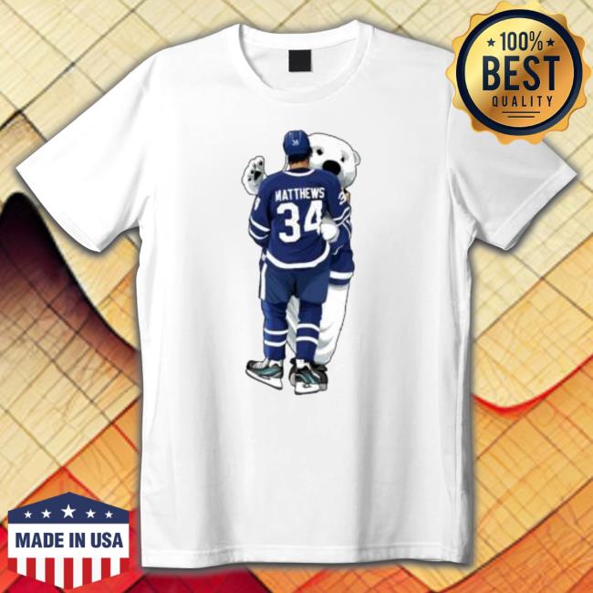 Matthews Hug Carlton The Bear Toronto Maple Leafs T-shirt Matthews Hug Carlton The Bear Toronto Maple Leafs Long Sleeve Shirt