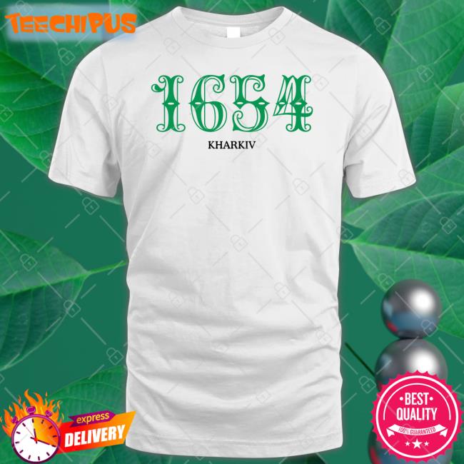 Iryna Voichuk Wearing 1654 Kharkiv T Shirts