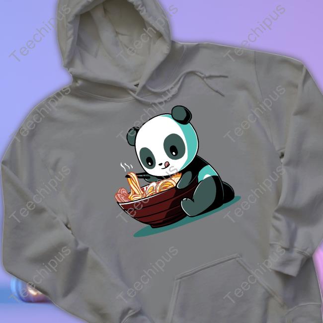 Ramen Panda Tee Shirt Teeturtle Store Ramen Panda Sweatshirt