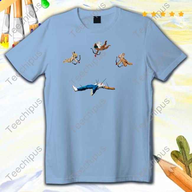 Too Much Love Cupid Shooting Heart To Man Sweater