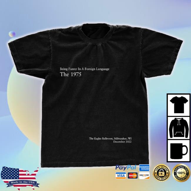 Official The 1975 Merch Store The 1975 Bfiafl Milwaukee Hoodie Sweatshirt The1975 Apparel Clothing Shop
