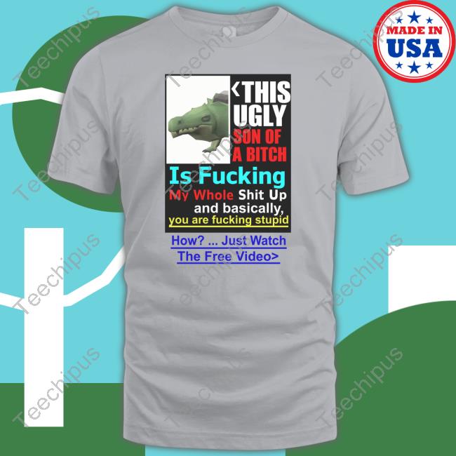 Whale This Ugly Son Of A Bitch Is Fucking My Whole Shit Up And Basically You Are Fucking Stupid Long Sleeve Tee Shirt