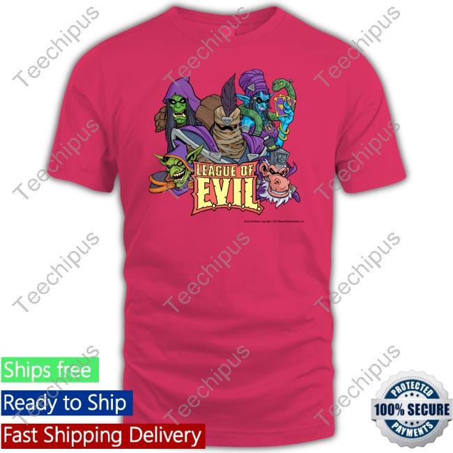Jim Nelson League Of Evil Tee Shirt