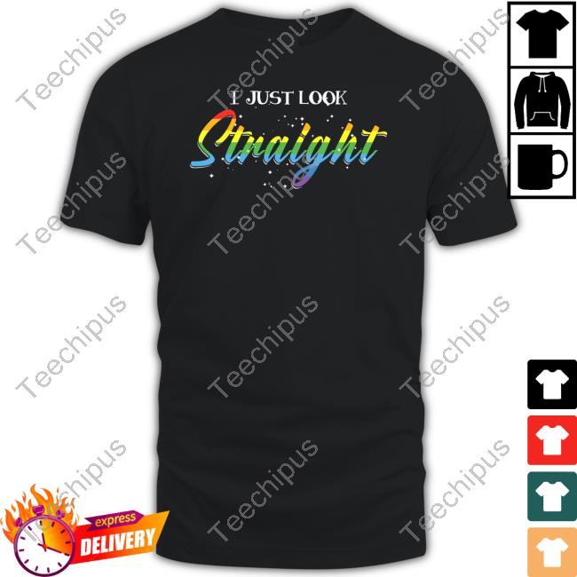Con O'neill Wearing I Just Look Straight Lgbt Pride T Shirt