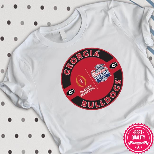 Georgia Bulldogs Playoff Semifinal 2022 Peach Bowl Logo Hoodie