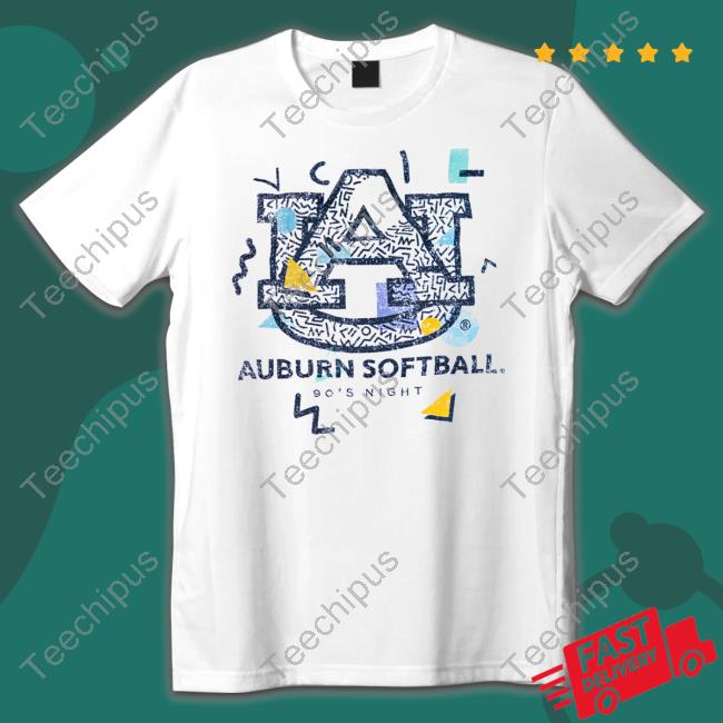Auburn Softball '90S Night T Shirt