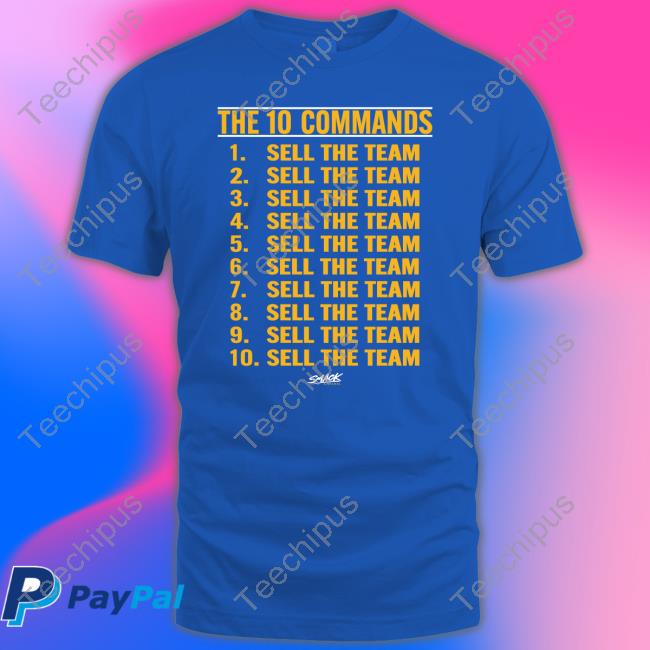 The 10 Commands Sell The Team T Shirt For Washington Football Fans