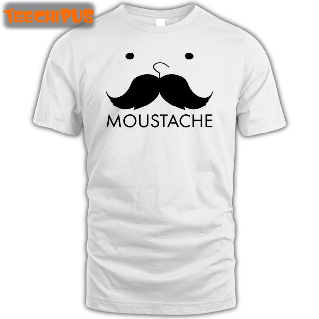 Moustache Long Sleeve T Shirt