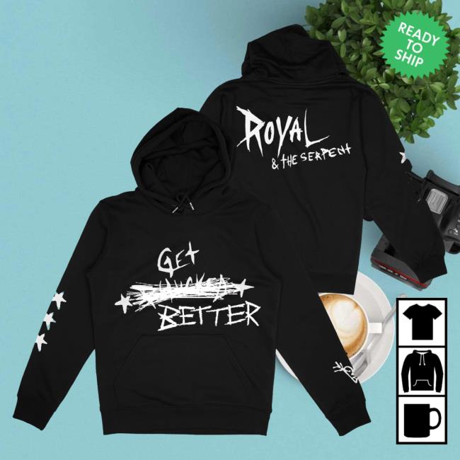 Official Royal & the Serpent Merch Store Royalandtheserpent Rats Get Better Popover Hoodie