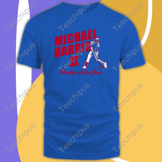 Breakingt Store Michael Harris Ii Rookie Of The Year Shirt Battery Power