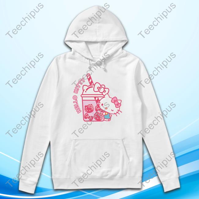 Sanrio Store Hello Kitty Bubble Tea Crewneck Sweatshirt