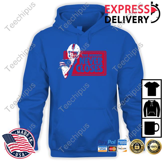 Store716 This Window Never Closes Hooded Sweatshirt