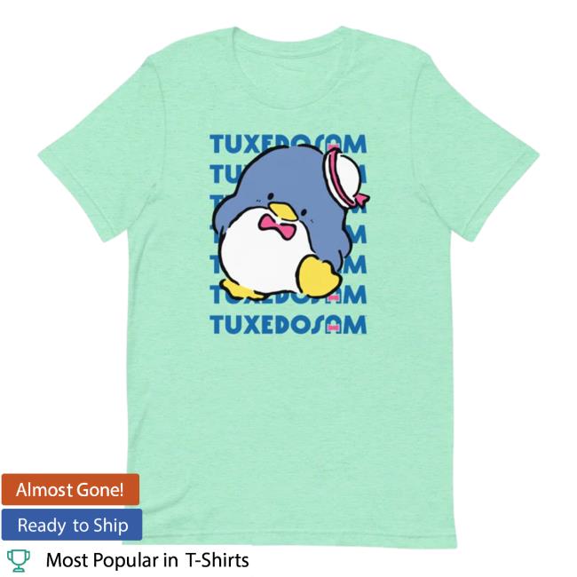 Official Sanrio Apparel Clothing Merch Store Shop Tuxedosam Watashi Wa Attractive Shirt Mint
