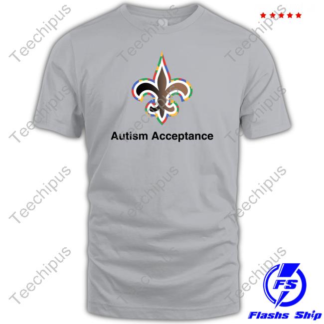 New Orleans Saints Autism Acceptance Tee