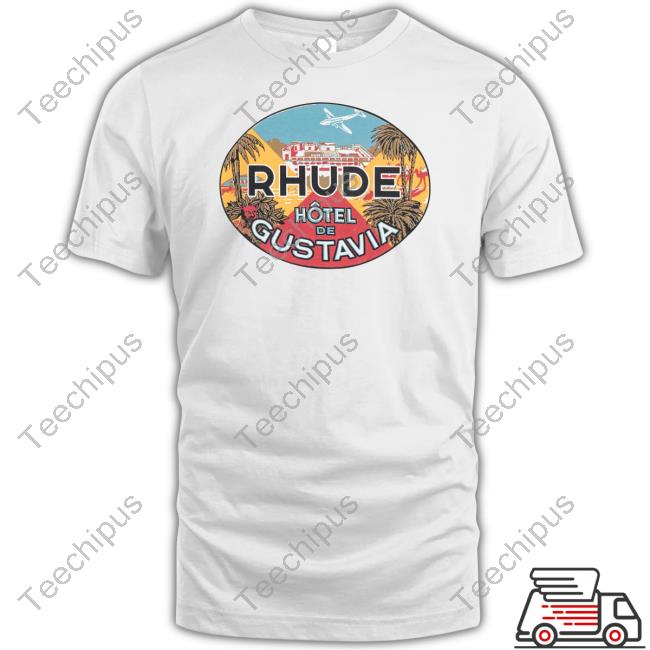 Carolina Panthers Rhude Hotel De Gustavia T-Shirt