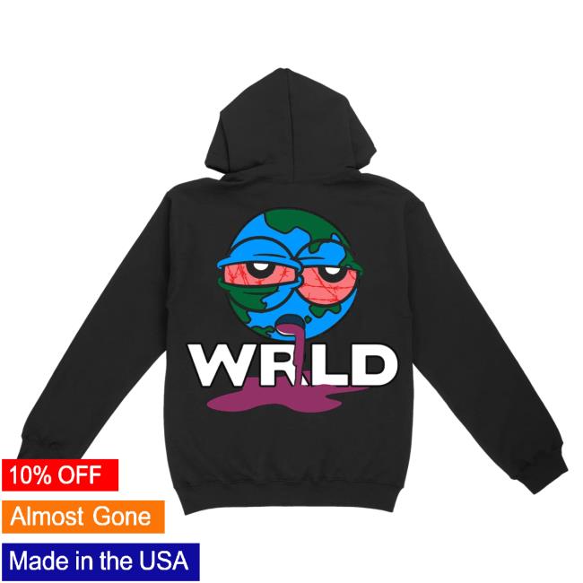 Official 999 Club Juice Wrld Merch Store Sickwrld Hooded Sweatshirt Black 999Club Clothing JuiceWrld