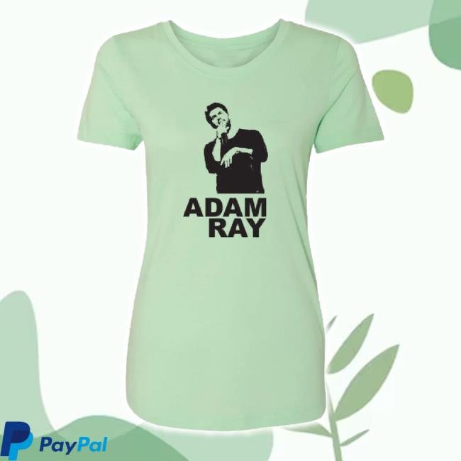 Trending Adam Ray Merch Store Adam Ray Silhouette - Womens Mint Tee Shopadamray Shop