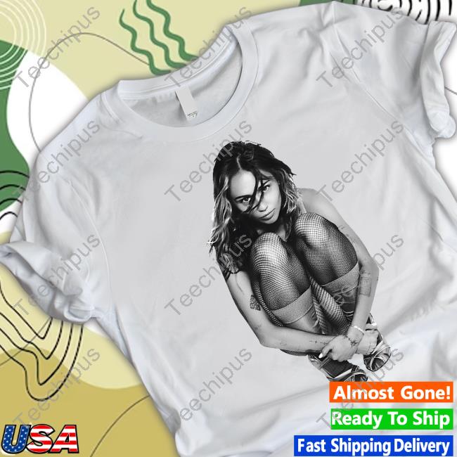 Miley Cyrus Merch Used To Be Young Photo Tee Shirt