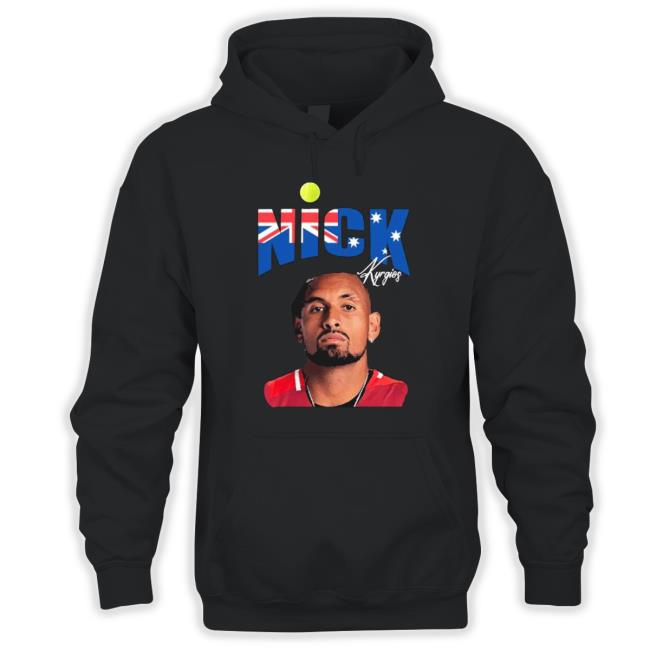 Signature Of Nick Kyrgios Tennis England Tee