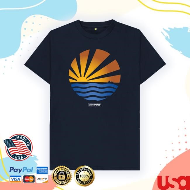 Official Trending Greenpeaceshop Retro Hooded Sweatshirt