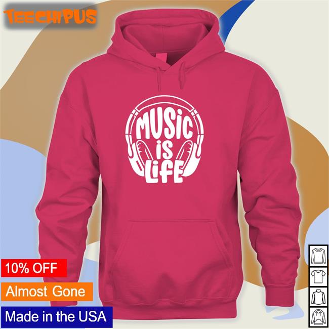 Power In Black Store Music Is Life T Shirts Power In Black Store Music Is Life Tee Shirt