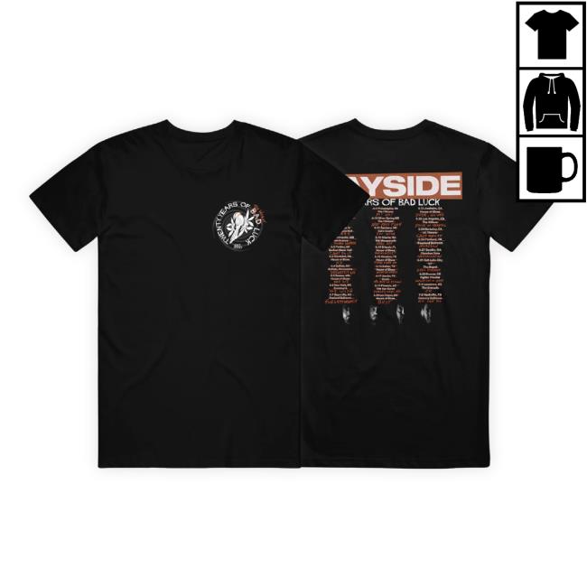 Trending Bayside Merch Store "Cancelled Tour" Black New Shirt Bayside Shop