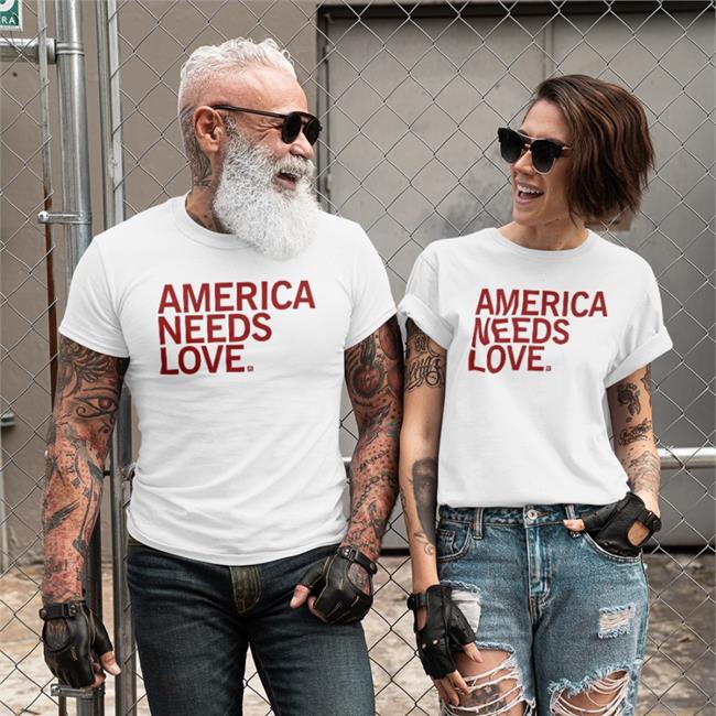 Allyson Schwab America Needs Love T Shirts Raygunsite America Needs Love Shirt