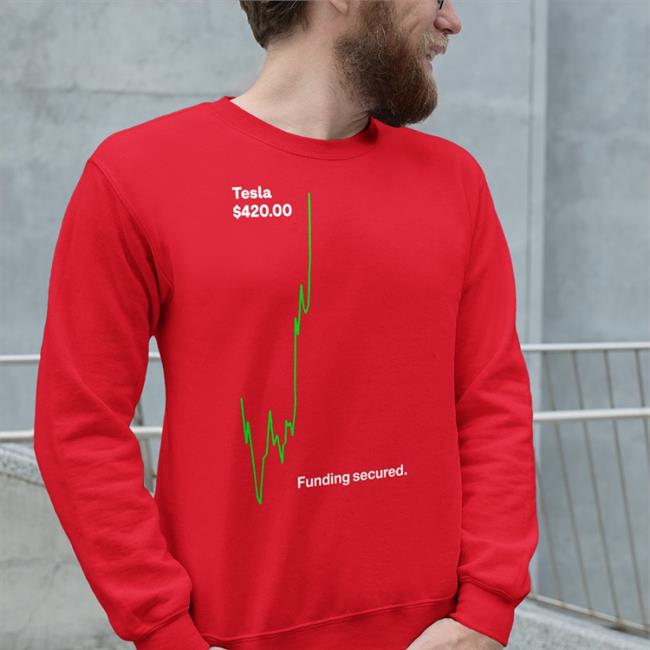 Tesla $42000 Funding Secured Shirt Vincentyu.Eth