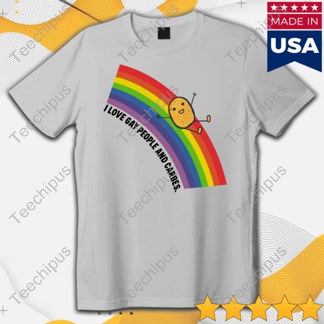 James Fell Wearing I Love Gay People And Carbes Shirts