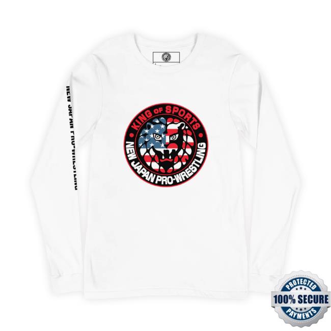 Original Tokon Shop Global Merch Store Lion Mark Usa Unisex Sweatshirt White Njpw1972 Shop