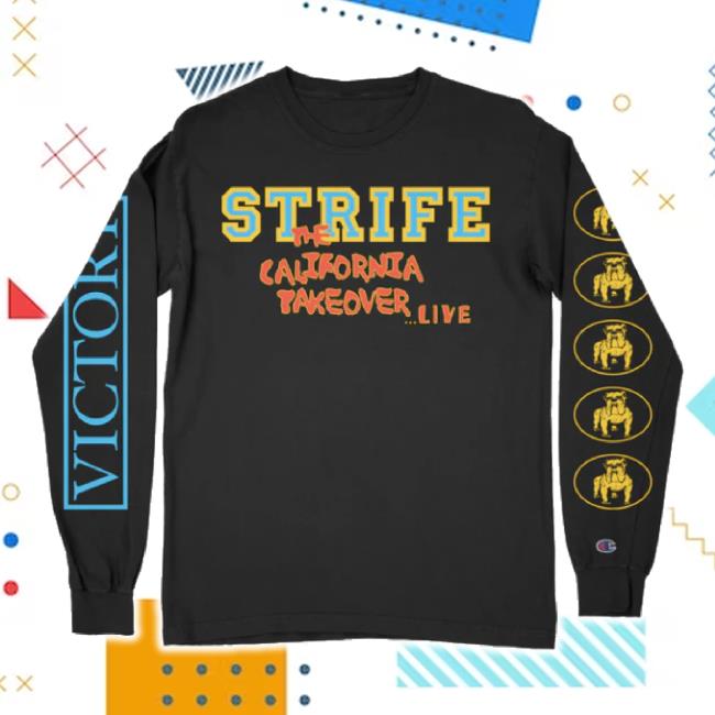 Official Strife 'California Takeover' Black (Champion) Classic Shirt House Of Devarishi Shop