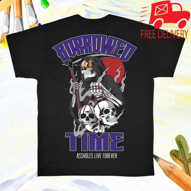 Official Linda Finegold Merch Store Borrowed Time Long Sleeve Shirt New Black Lindafinegold Shop