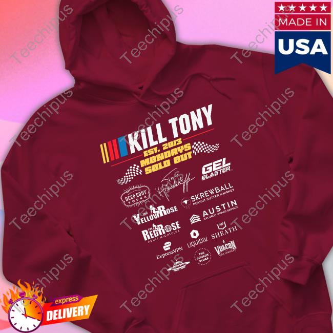 Kill Tony Merch Kill Tony Sponsor Long Sleeve Tee