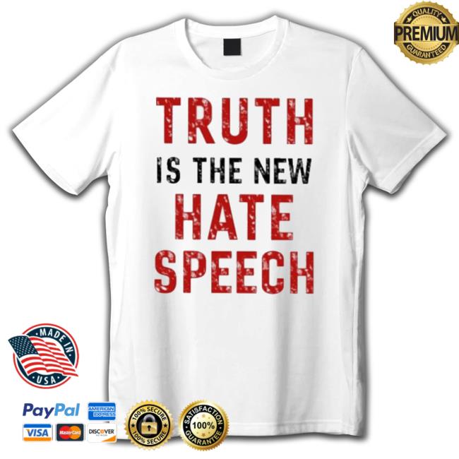 Official Truth Is The New Hate Speech Hooded Sweatshirt