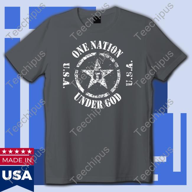 The Officer Tatum Merch One Nation Under God Circle Star Shirt