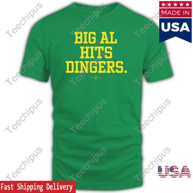 Official Big Al Hits Dingers Tee Shirt