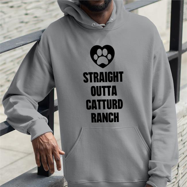 Catturd ™ Straight Outta Catturd Ranch Dog Tees Wings And Pirate Going Great At New Home